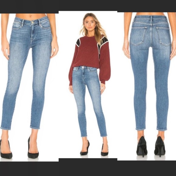 Frame Le High Waist Crop Jeans - Picture 2 of 4